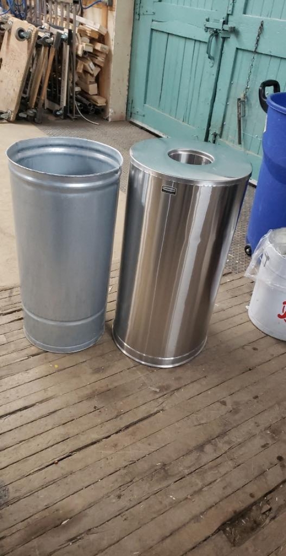 Used Commercial Garbage Cans