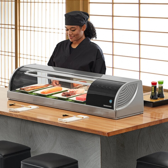 Hoshizaki Stainless Steel Countertop Refrigerated Sushi Display Case