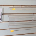 Acrylic Slatwall Shelves