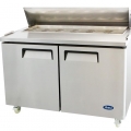 New Atosa Double Door Prep Table Model MSF8302 and MSF8303