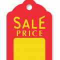 Sale Price Tags with Hole